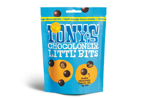 Tony's Chocolonely Littl’ Bits - dark orange choco cookie 100g