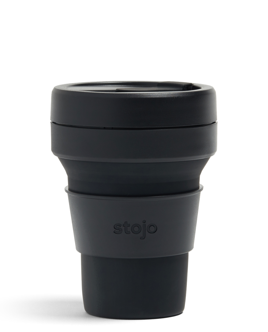 Stojo 12oz Collapsible Cup Ink Black