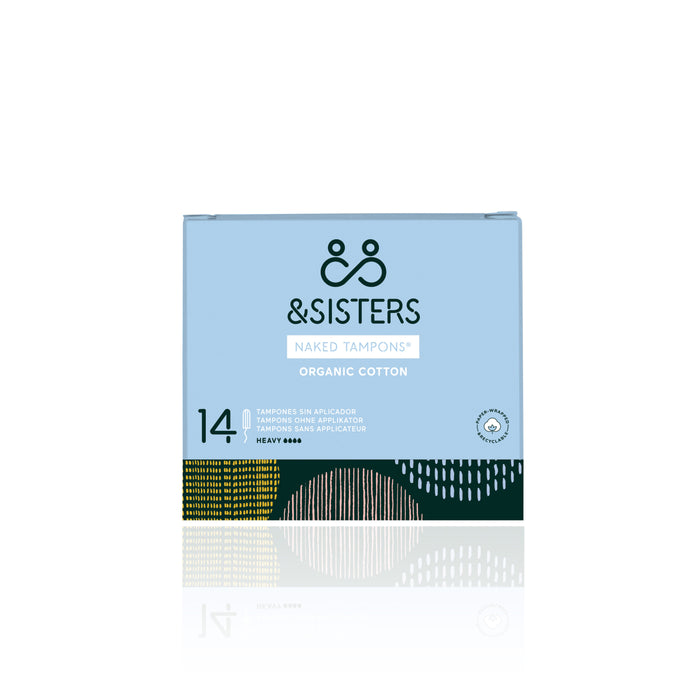 &Sister Paper wrapped Naked tampons (Heavy 14 pack) - 30% off