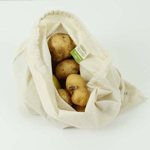 A Slice Of Green Organic Cotton Produce Bag - Large (34 x 38cm)